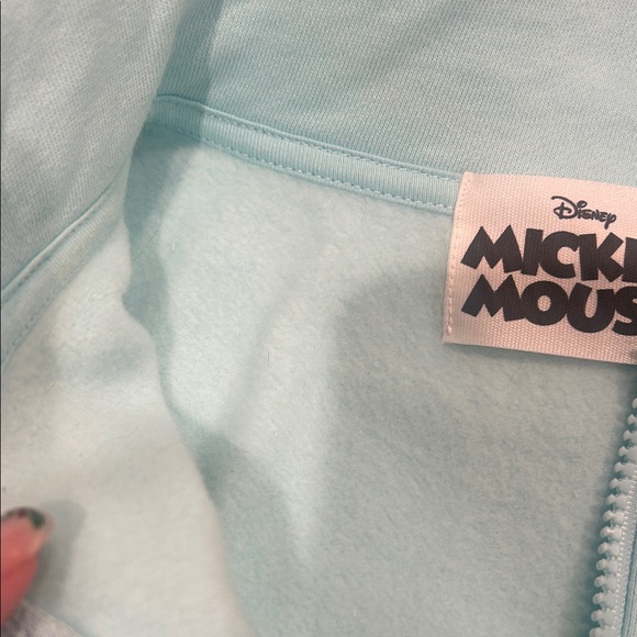 Mickey Mouse Light Blue Teddy Jacket - Picture 3 of 3